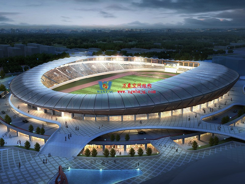 平陽體育中心ptfe膜結構項目